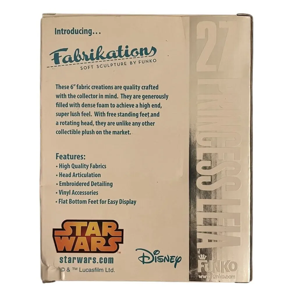 STAR WARS - Princess Leia Soft Plush Sculpture #27 - Fabrikations Funko Pop!